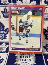 1991-92 Score Top Prospect Canadian Bilingual Sergei Kharin #284 Rookie RC