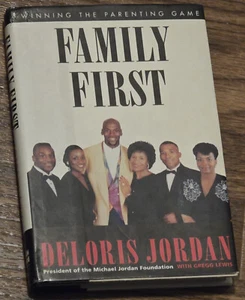 Family First SIGNED Deloris Jordan 1996 HC w DJ 1st / 1st (Michael's mother) - Picture 1 of 2