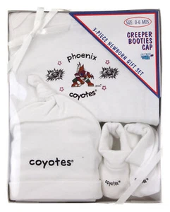 NHL Hockey Phoenix Coyotes Baby Boys Newborn Vintage Boxed Gift Set - Picture 1 of 5