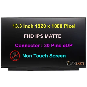 Compatible DELL INSPIRON 13 7370 For 13.3" FHD IPS LED Screen Display 30 Pin eDP - Picture 1 of 10