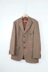 DAKS London Mens Tweed Wool Sport Coat Blazer Jacket 42 52 L BL049 - Picture 1 of 12