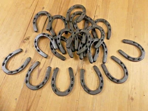 25 CAST IRON SMALL HORSESHOE 3" x 3 1/2" Horse Nick Nack Rustic Western Decor - Picture 1 of 10