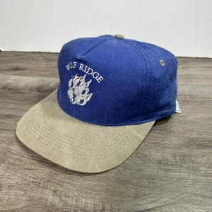 Wolf Ridge Snapback Hat Environmental Learning Center Finland Minnesota Dad Cap - Picture 1 of 13