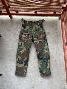 Vintage 90s Chiller Killer Camo Hunting Pants Size Medium Cold Weather - Picture 1 of 8