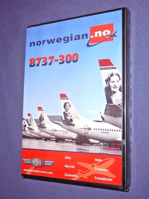 JUST PLANES COCKPIT VIDEO DVD :          NORWEGIAN AIR     737    new & sealed - Image 1 of 2
