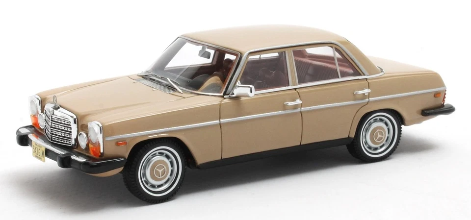 MATRIX SCALE MODELS, MERCEDES-BENZ 300D Diesel W115 USA 1974 Beige - Limitata... - Immagine 1 di 1