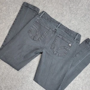 Joes Jeans Womens 28 Black Denim Chelsea Fit Dark Wash Y2K Streetwear Grunge - Picture 1 of 11