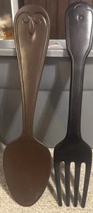 Küche Wanddeko, Gabel und Löffel Utensilien, toskanisch, traditionell, NEU, alte Welt - Bild 1 von 10