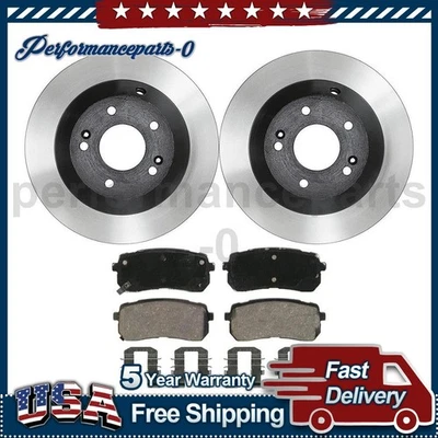 Juego de pastillas de freno de disco trasero Wagner rotor de freno de disco para Kia Sedona 2015-2016 Foto 1 de 4