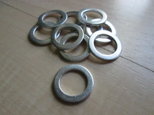 Lot of (10) Oil Pan Drain Plug Seal Ring Aluminum 12mm M12 #M239KC - Bild 1 von 6