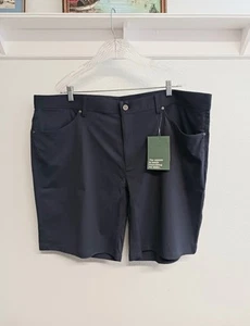 LL Bean Venture Stretch Shorts Herren 44W Carbon Navy Nylon 5 Pocket - Bild 1 von 4