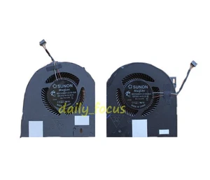 NEW For DELL precision 7530 M7530 7540 M7540 0PR6WV CPU+GPU Cooling Fan 4PIN - Afbeelding 1 van 2