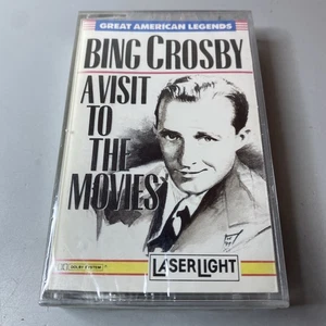 A Visit to the Movies by Bing Crosby (GAL Cassette, 1991) NEW, SEALED - Picture 1 of 3