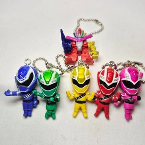 Power Rangers Kiramager figure key chain set 6 Japan Tokusatsu Bandai m650 - Picture 1 of 10