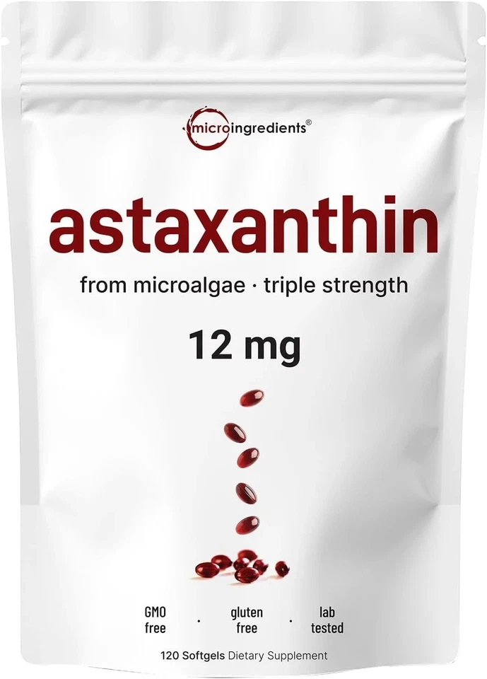 Nutrex Hawaii Bioastin Hawaiiin Astaxantina 12 mg - 120 cápsulas de gel Foto 1 de 4