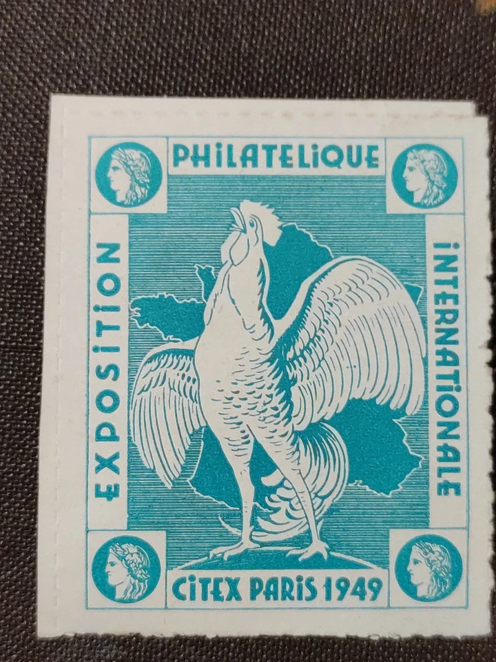 1949 vignette Cinderella Coq Citex Paris 1949 - Photo 1/2