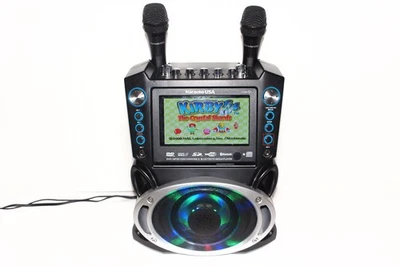 Karaoke Machine Retro Gaming Compatible A/V 7" Screen CD+G, DVD, MP3+G, MP3, CD - Image 1 of 4