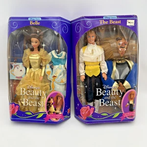 Vintage Disney’s Die Schöne und das Biest Belle & das Biest Puppe Mattel #2433 & 2436 - Bild 1 von 12
