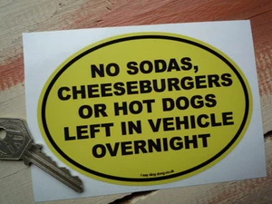 No SODAS Funny American Car STICKER Wagon Pick-Up Van Chevy GMC Truck Americana - Picture 1 of 1