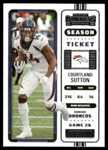 Panini Contenders 2022 #32 Courtland Sutton - Foto 1 di 2