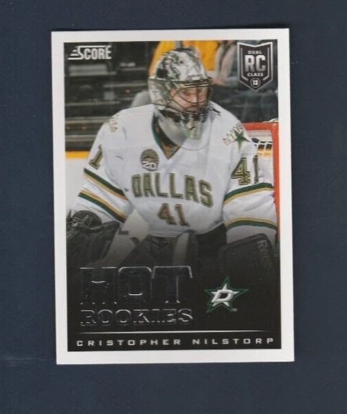 2013-14 Score Hockey Hot Rookies # 636 Cristopher Nilstorp - Image 1 of 1