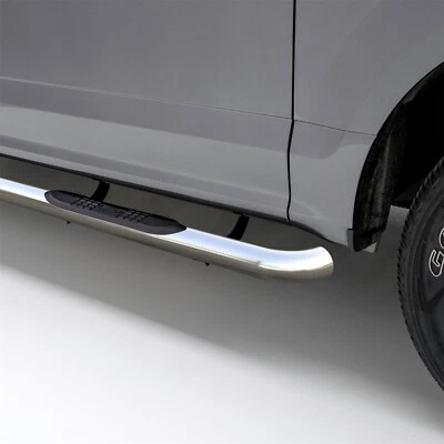 ARIES 202009-2 3" Round Polished Stainless Side Bars for Select Toyota Tacoma Foto 1 de 4