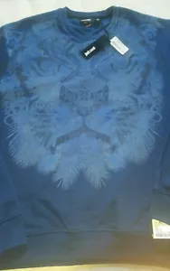 Just Roberto Cavalli Crewneck Lion King Lifestyle Sweatshirt Italian Streetwear - Picture 1 of 6