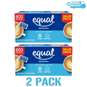 Zero Calorie Sugar Alternative Sweetener Packets, 800 Count, 2 Packs - Picture 1 of 1