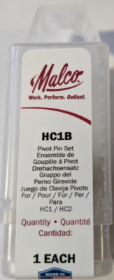 MALCO PRODUCTS Malco Tools HC1B Pivot Pin Set for HC-1 Hole Cutter
