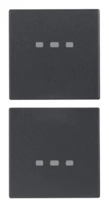 Vimar Spa VIW 20751 DUE MEZZI TASTI 1M NEUTRO PERS. GRIGIO - Foto 1 di 1