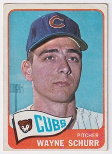 1965 TOPPS WAYNE SCHURR CHICAGO CUBS #149