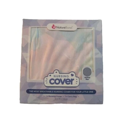 Nova capa respirável de enfermagem, assento de carro e cadeira alta. Naturebond azul e rosa - Imagem 1 de 4
