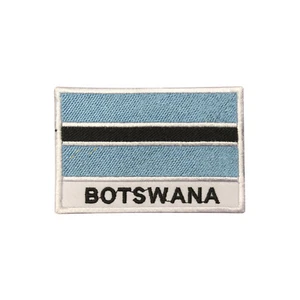 Botswana Country Flag Patch Iron On Patch Sew On Badge Embroidered Patch - Picture 1 of 1