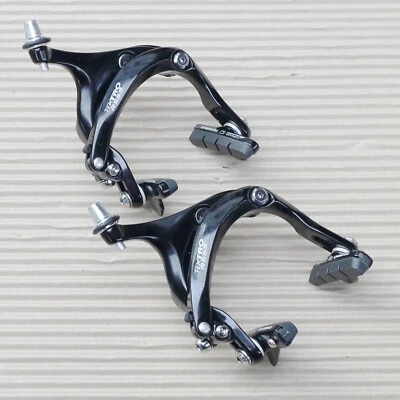 Tektro R559 Bremse Rennrad schwarz mit langem Bremsarm Cartridge Bremsbelag - Bild 1 von 4