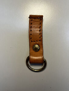 Authentic Louis Vuitton Gold D Ring 5/8” With Leather For Bag Strap Replacement