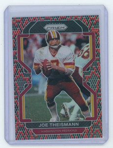 2021 Panini Prizm Joe Theismann Snake Skin Prizm SP