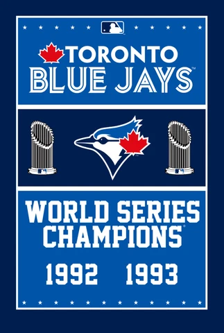 Toronto Blue Jays 3x5ft Banner Polyester Baseball WorldSeries bluejays003 Cover