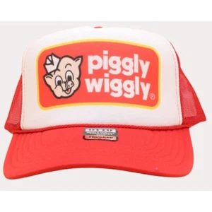 Sombrero de camionero Piggly Wiggly de espuma de colección gorra de malla Piggly Wiggly tienda de comestibles - Imagen 1 de 3