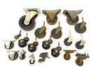 Mixed Lot Round Rubber Metal Casters Feet Wheels Furniture Parts FSP Bassick