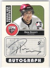 2008-09 In The Game Heroes & Prospects Autographs Drew Doughty