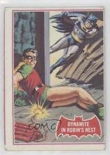 1966 Topps Batman A Series (Red Bat Logo) Dynamite in Robin's Nest #33A 0bn8