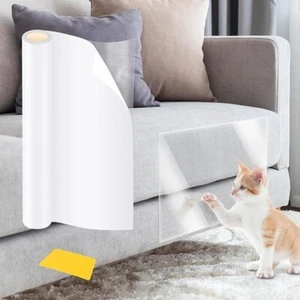 Cat Scratch Furniture Protector 11.8 in X 118 in Cuttable Cat Protectors for Fu - Picture 1 of 6
