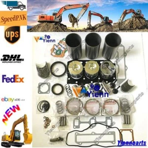 3TN84L-RB 3TN84 3TN84E-RK 3D84N-2C Overhaul Rebuild Kit For Yanmar Engine Repair - Picture 1 of 8