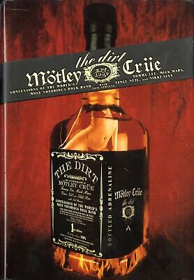 Motley Crue The Dirt Hardcover 1st Edition Dust Jacket Tommy Lee Vince Neil Glam • 15€