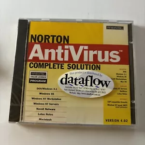 Norton Antivirus Complete Solution Version 4.02 Windows 95 Version *New Sealed* - Picture 1 of 2