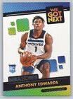 Anthony Edwards 2020-21 Panini NBA Hoops We Got Next Rookie Card #1 RC SP