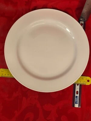 Pottery Barn Great White Collection Dinner Plate 11 1/2" Raised Rim - Image 1 of 3