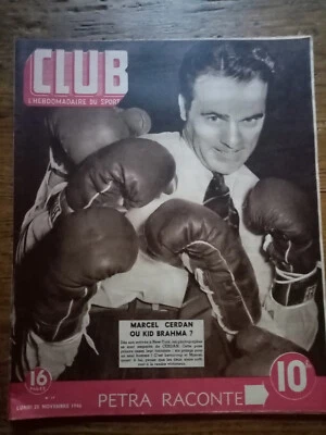 CLUB - 5 numéros : 14, 19, 21, 23, 37 / 1946 - 1947 -  MARCEL CERDAN - New-York - Photo 1/4