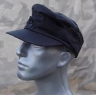 Feldmütze M43 Panzermütze Baschlikmütze Baumwolle schwarz Größe 59