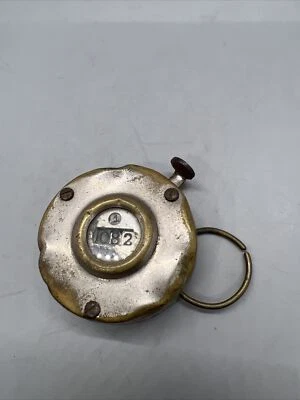 Metal Pocket Counter Hand Mechanical  Antique 3 Position 2” Old - Image 1 of 3